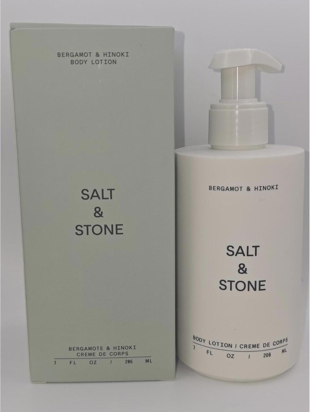 New Salt & Stone Bergamot & Hinoki Body Lotion 7oz 206ml